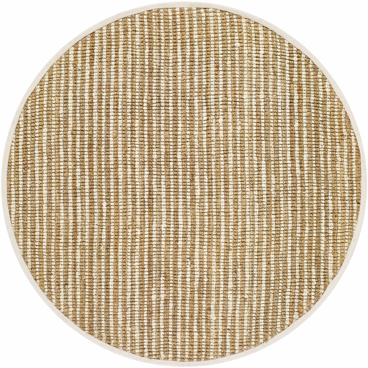 Ambel Tan&Brown Jute Rug - Quahog Bay Bedding