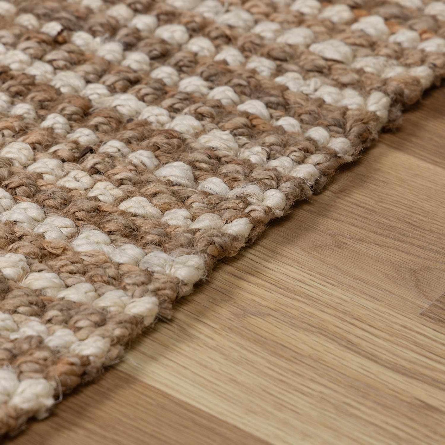 Ambel Tan&Brown Jute Rug - Quahog Bay Bedding