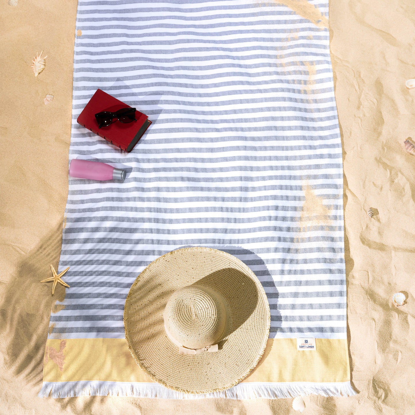 Mediterranean 100% Cotton Turkish Bath Towels