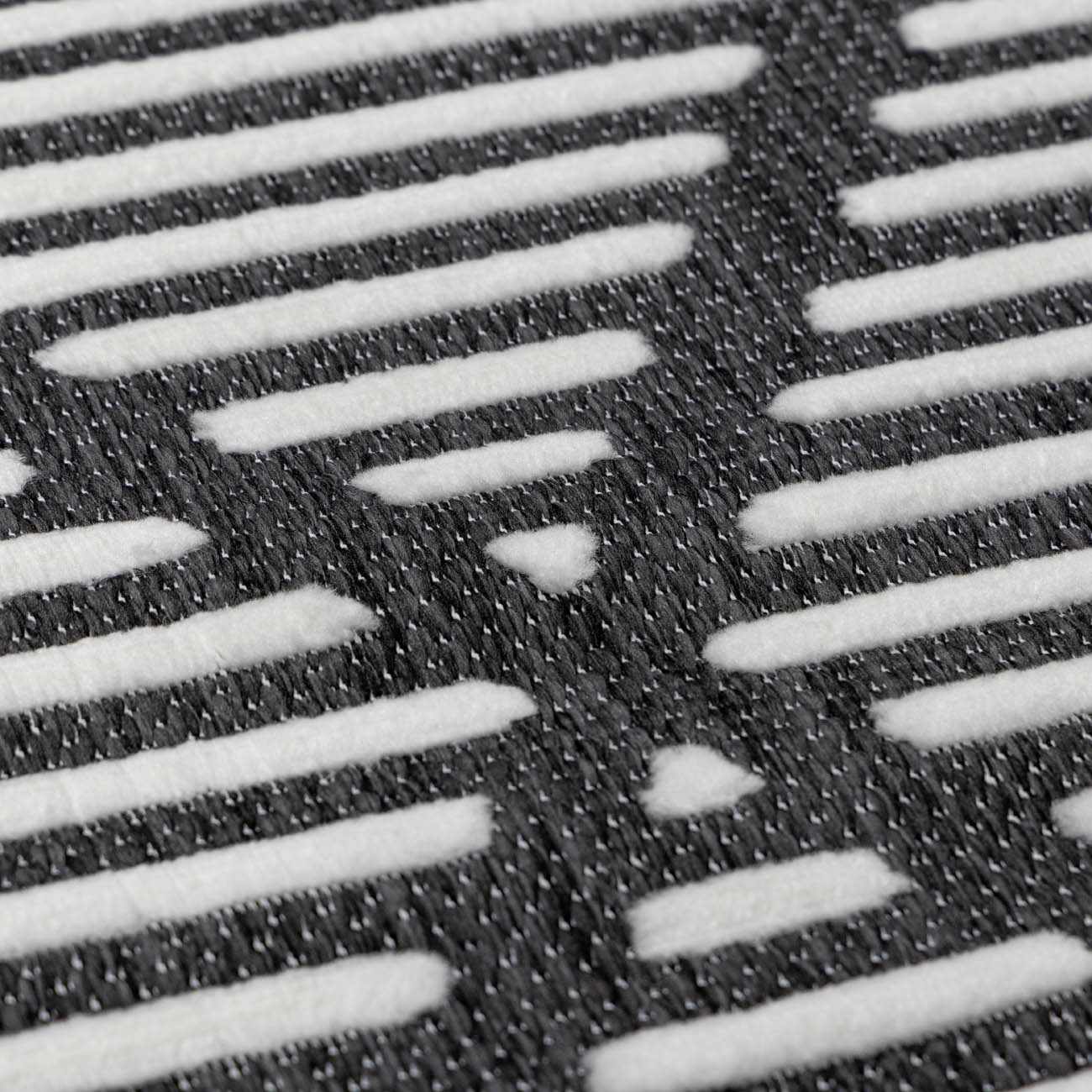 Anah 3D Black Outdoor Rug - Quahog Bay Bedding