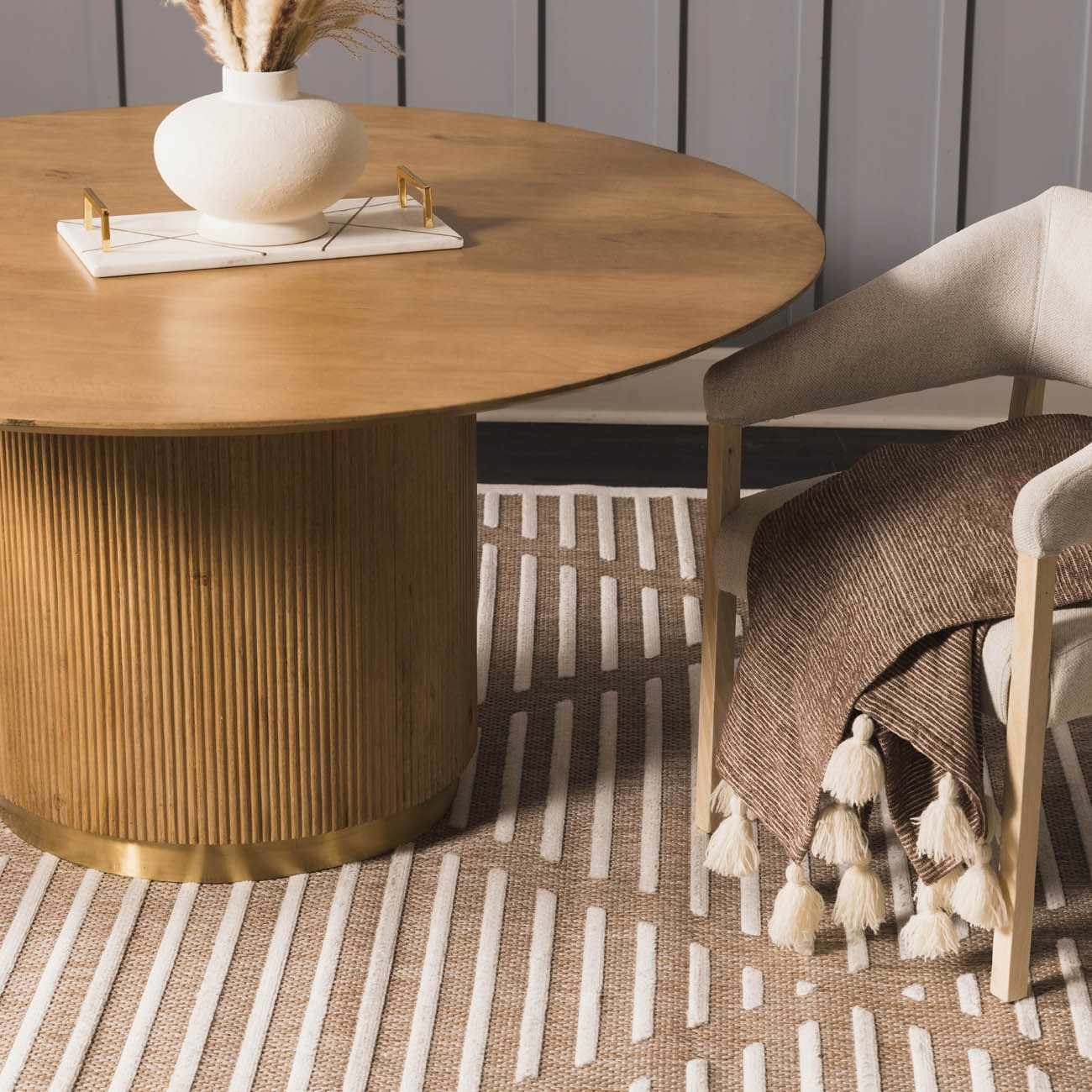 Anah Cream Outdoor Rug - Quahog Bay Bedding