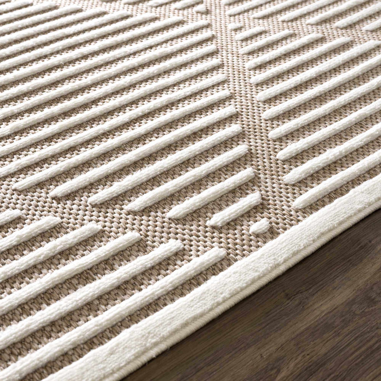 Anah Cream Outdoor Rug - Quahog Bay Bedding
