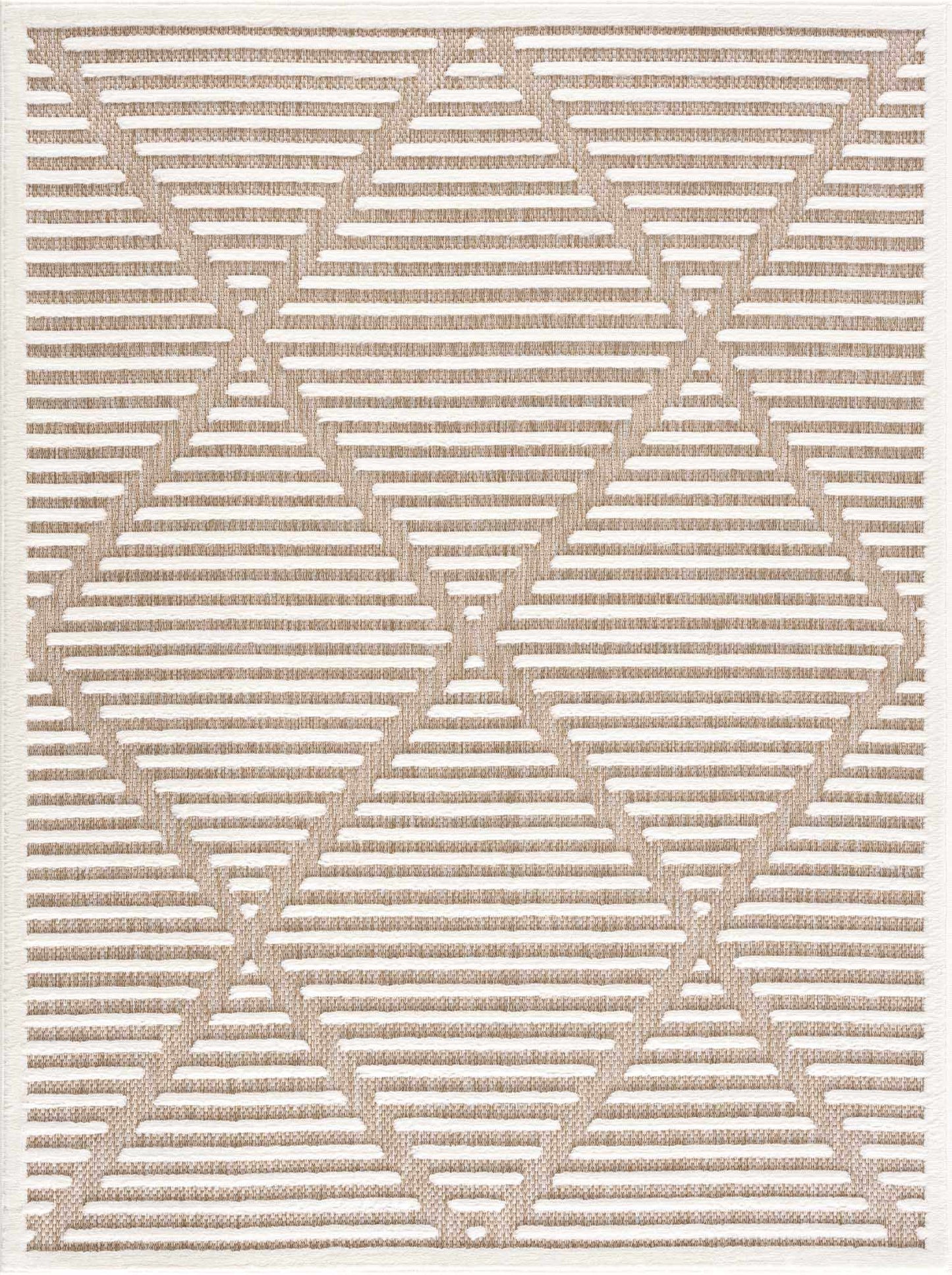 Anah Cream Outdoor Rug - Quahog Bay Bedding