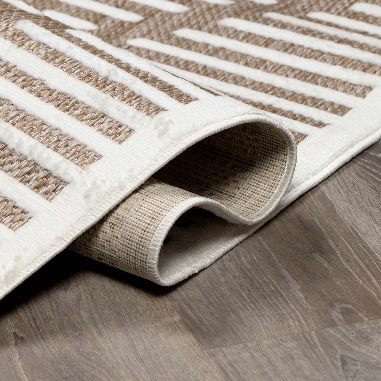 Anah Cream Outdoor Rug - Quahog Bay Bedding