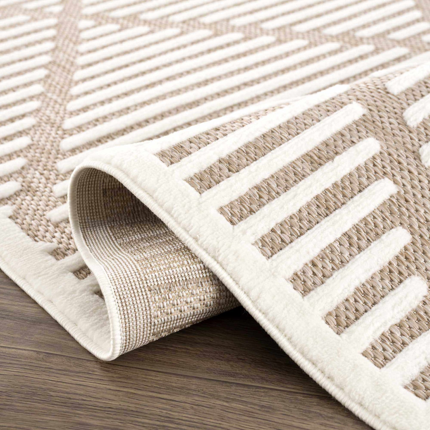 Anah Cream Outdoor Rug - Quahog Bay Bedding