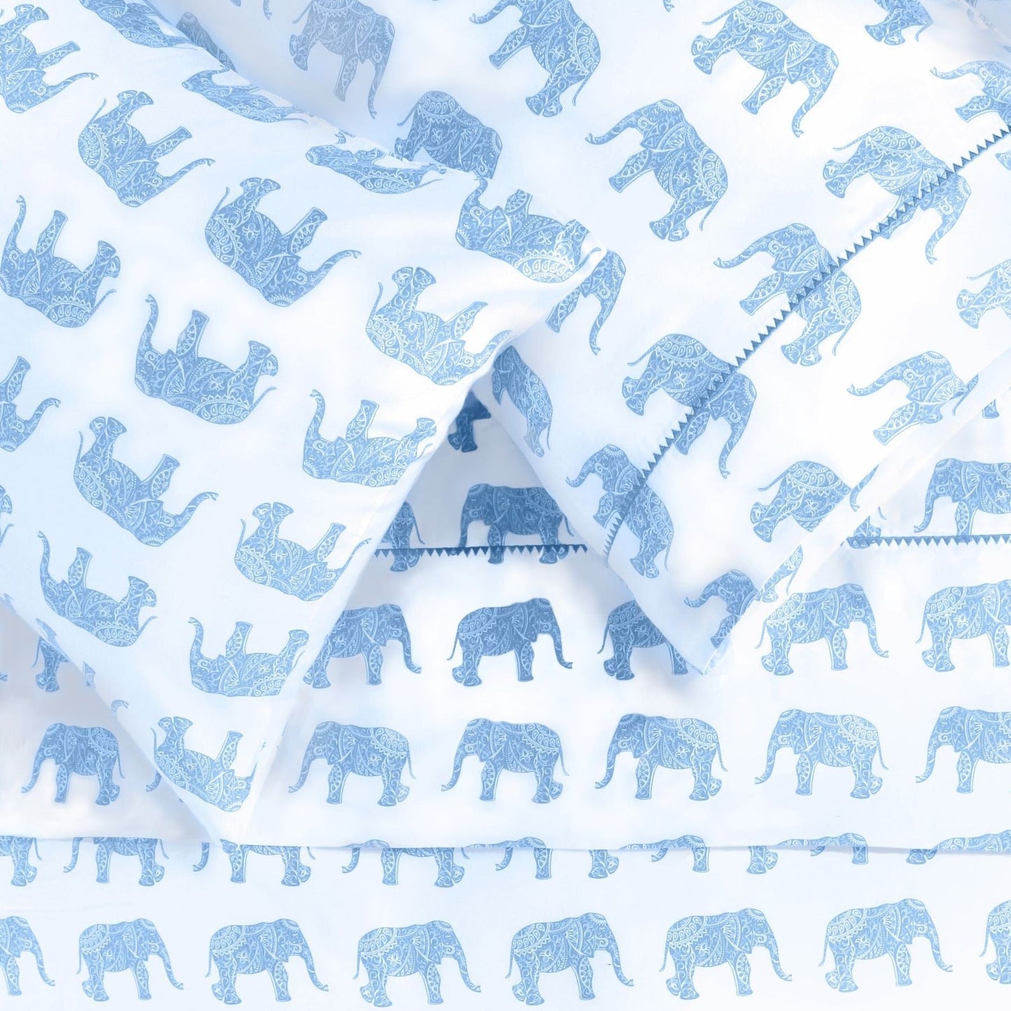 Animal Themed Sheets - Elephants Sheet Set - Quahog Bay Bedding