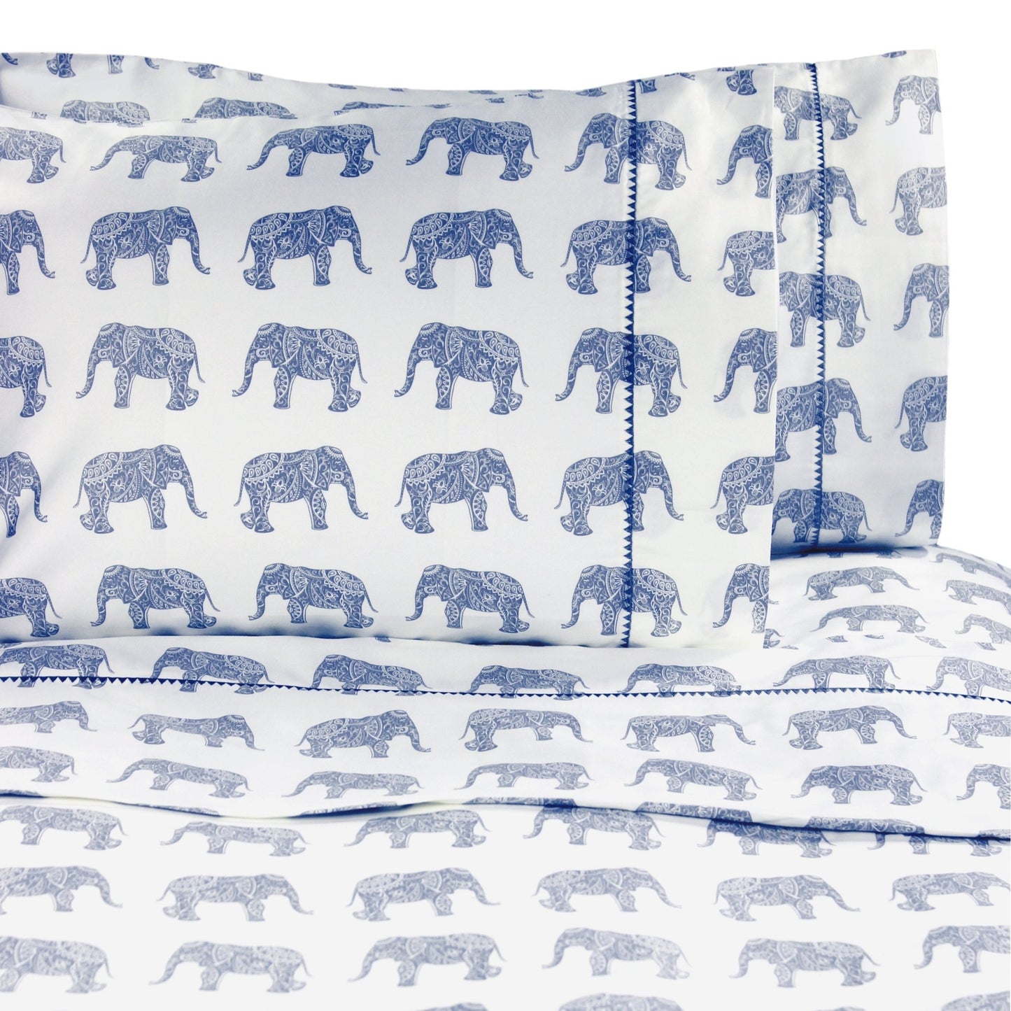 Animal Themed Sheets - Elephants Sheet Set - Quahog Bay Bedding