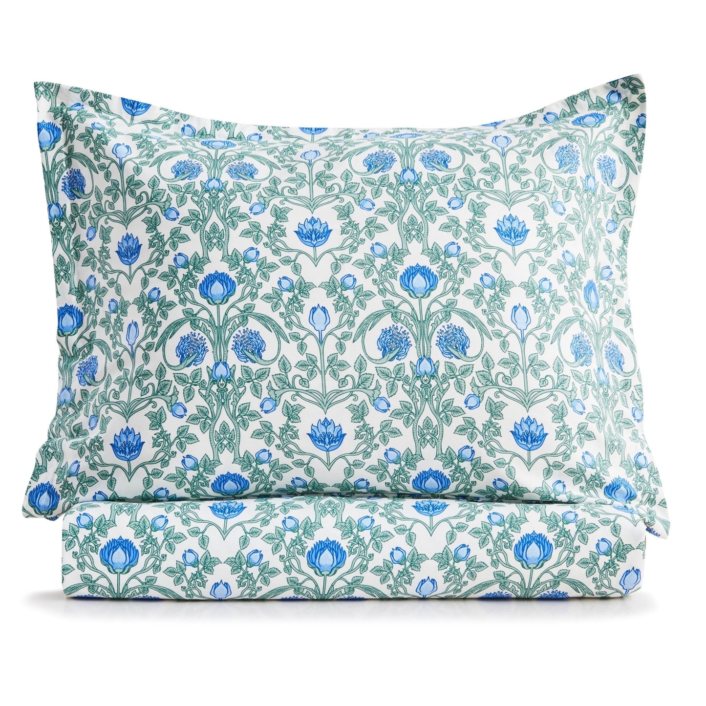 Arts & Crafts Floral Printed Duvet Set - Quahog Bay Bedding