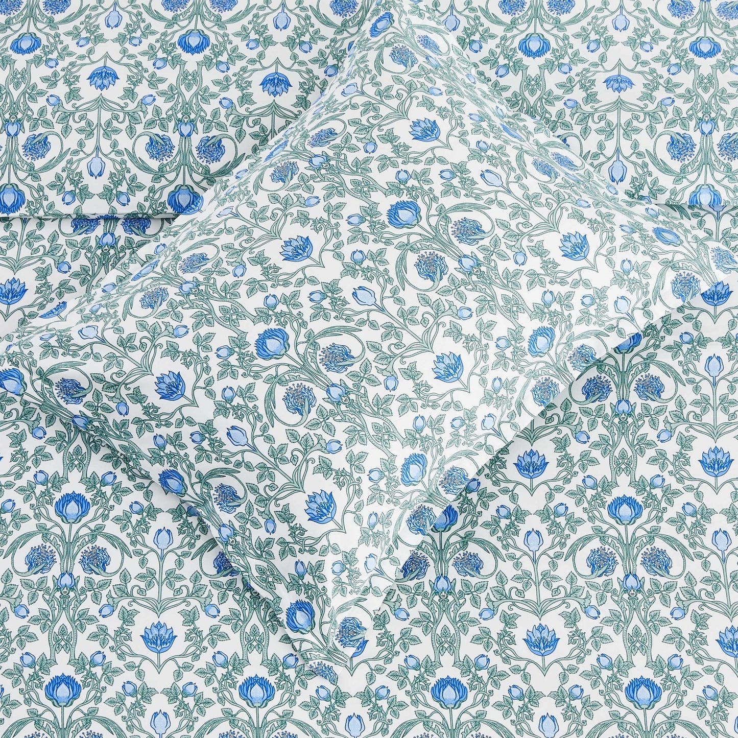Arts & Crafts Floral Printed Duvet Set - Quahog Bay Bedding