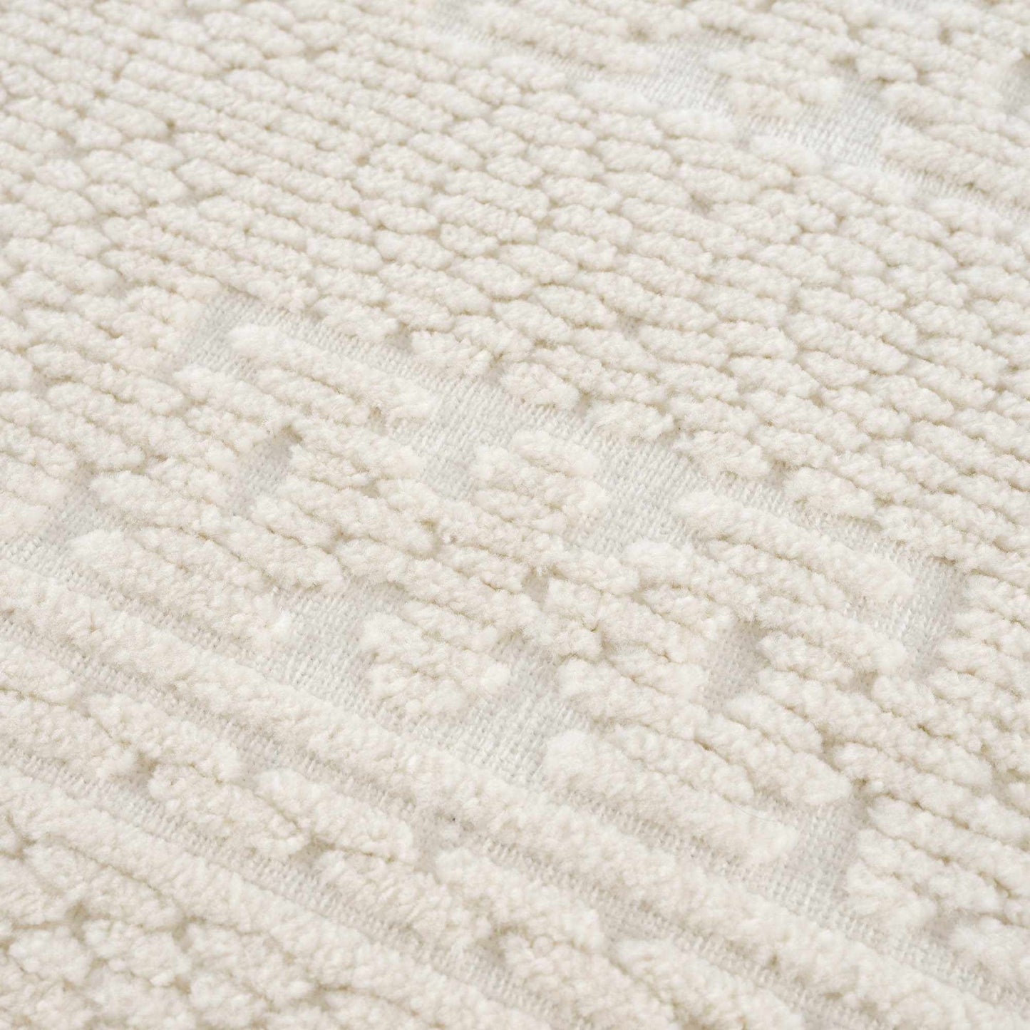 Bahar Cream Washable Area Rug - Quahog Bay Bedding