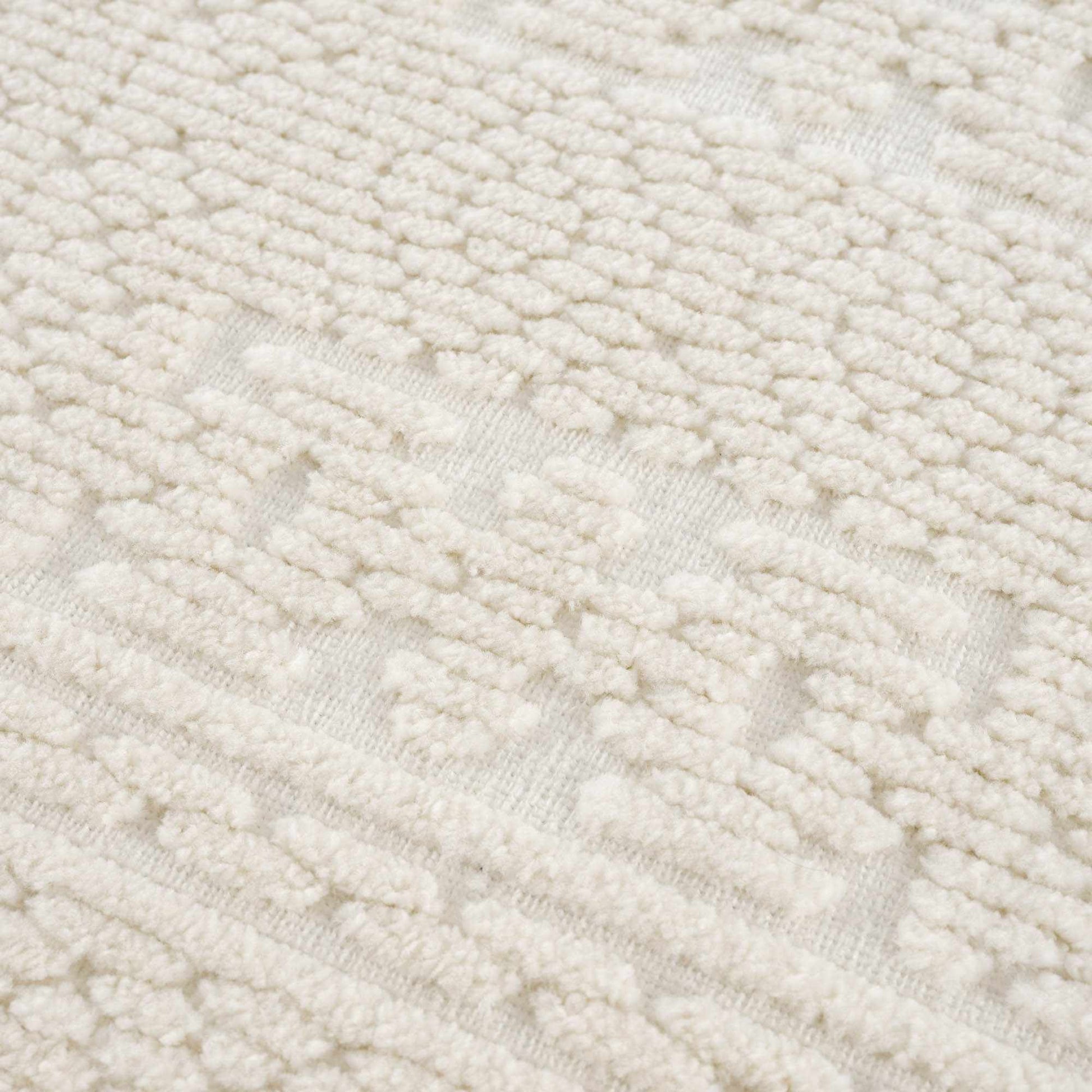 Bahar Cream Washable Area Rug - Quahog Bay Bedding