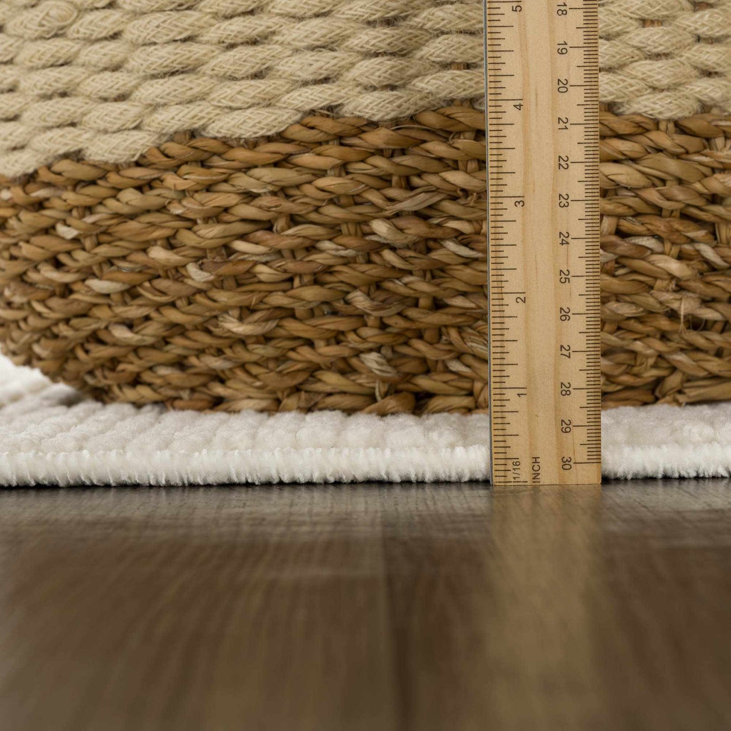 Bahar Cream Washable Area Rug - Quahog Bay Bedding