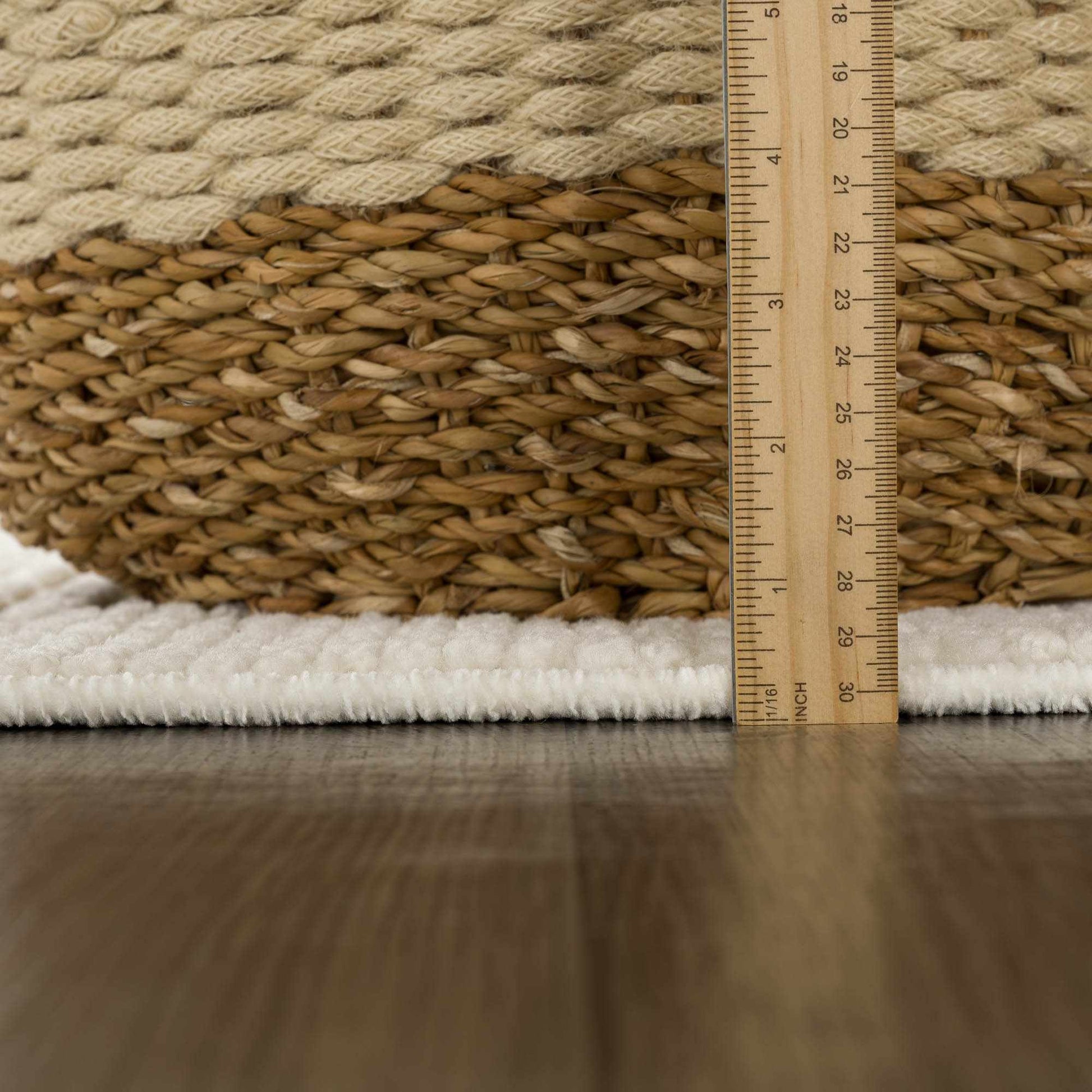 Bahar Cream Washable Area Rug - Quahog Bay Bedding