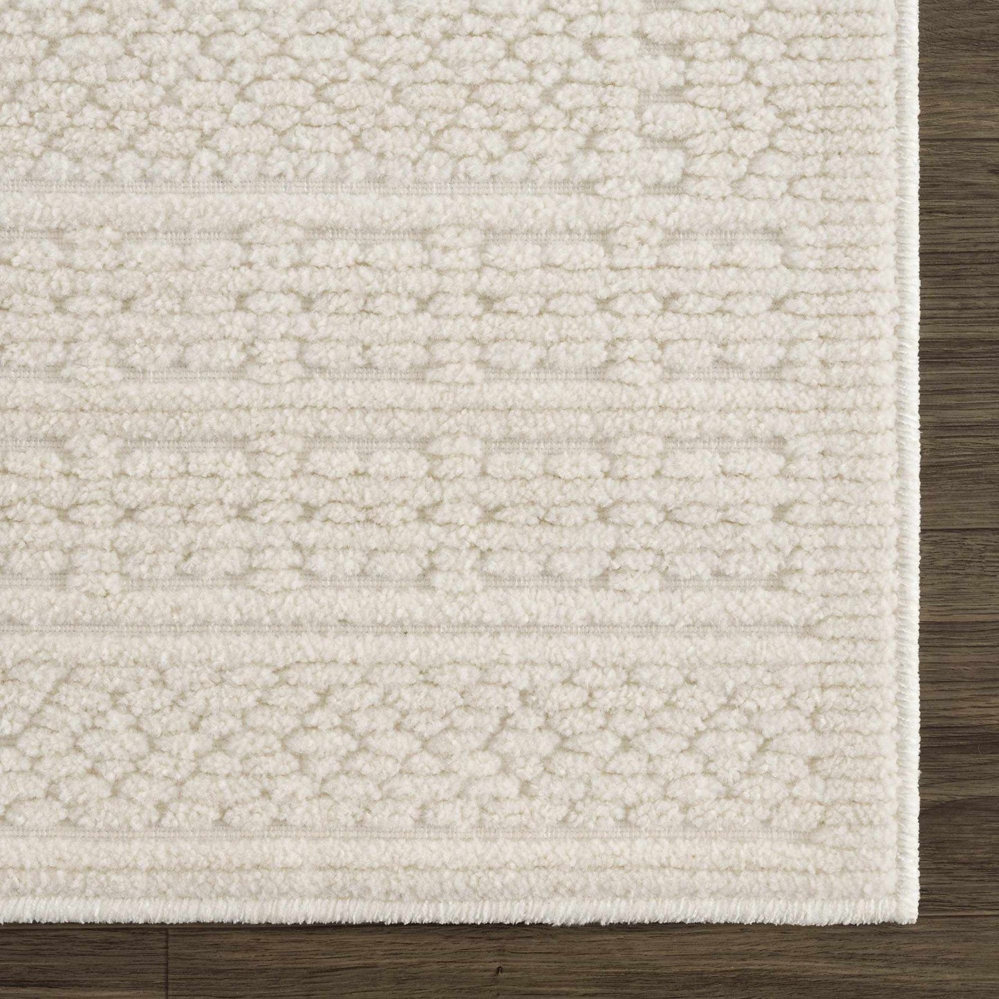 Bahar Cream Washable Area Rug - Quahog Bay Bedding