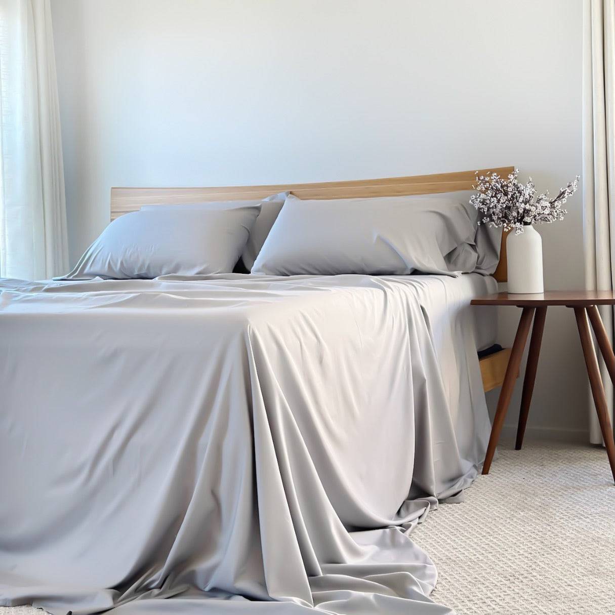 Best Bamboo Sheets 330TC Copper Infused - Quahog Bay Bedding