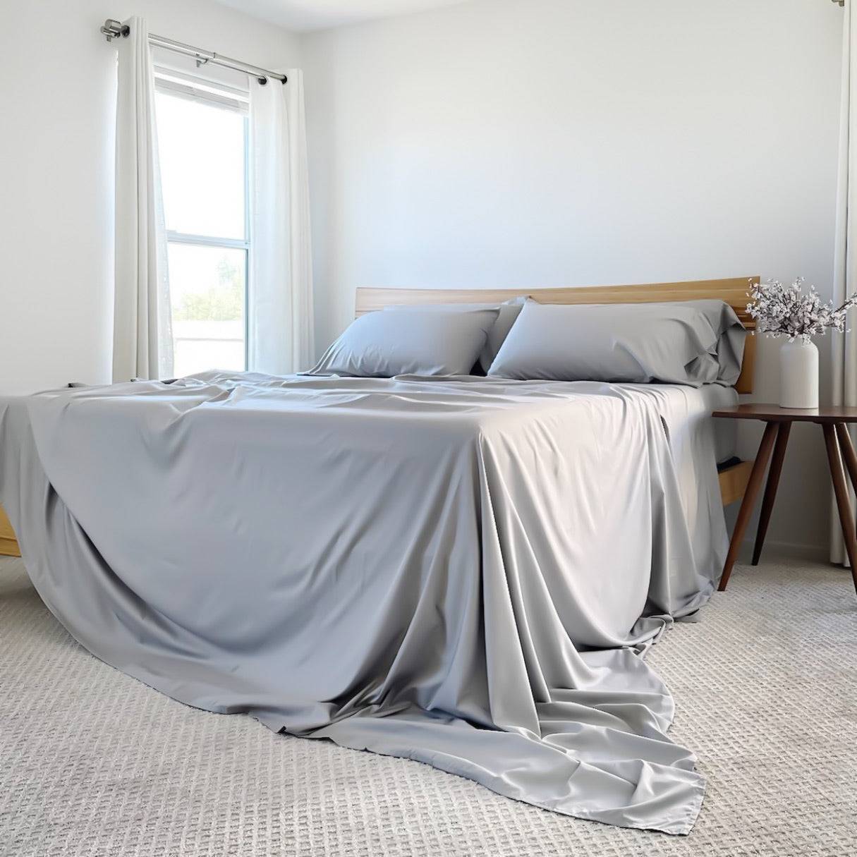 Best Bamboo Sheets 330TC Copper Infused - Quahog Bay Bedding