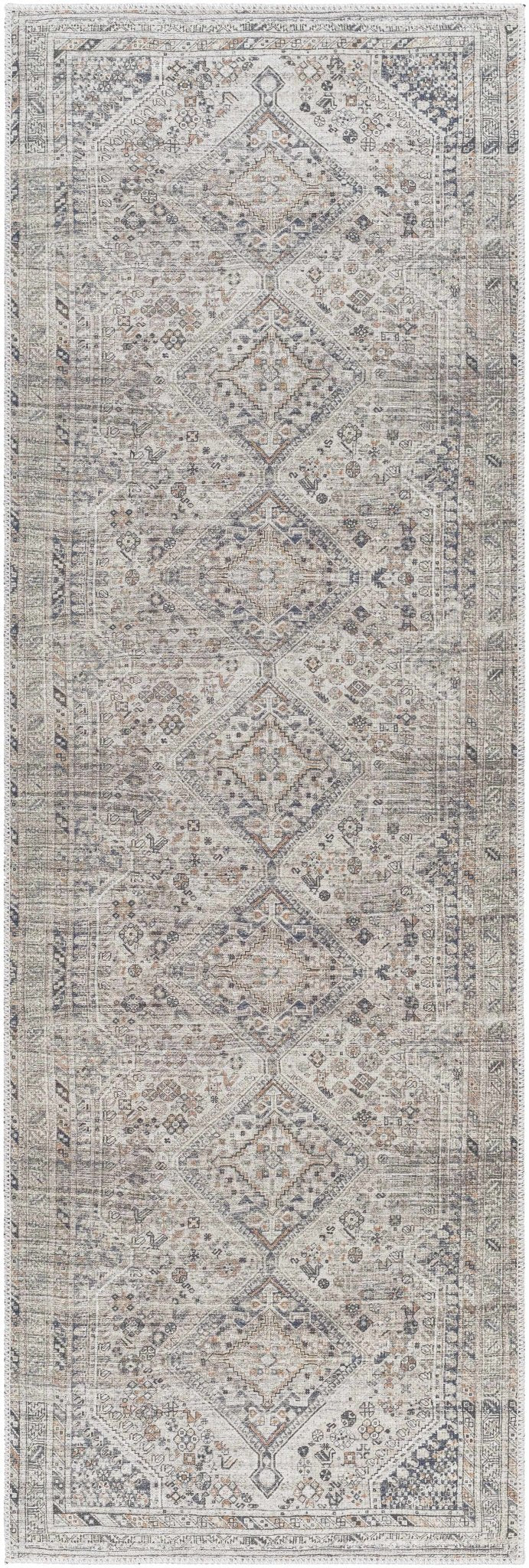 Barny Beige Flat Pile Washable Rug - Quahog Bay Bedding