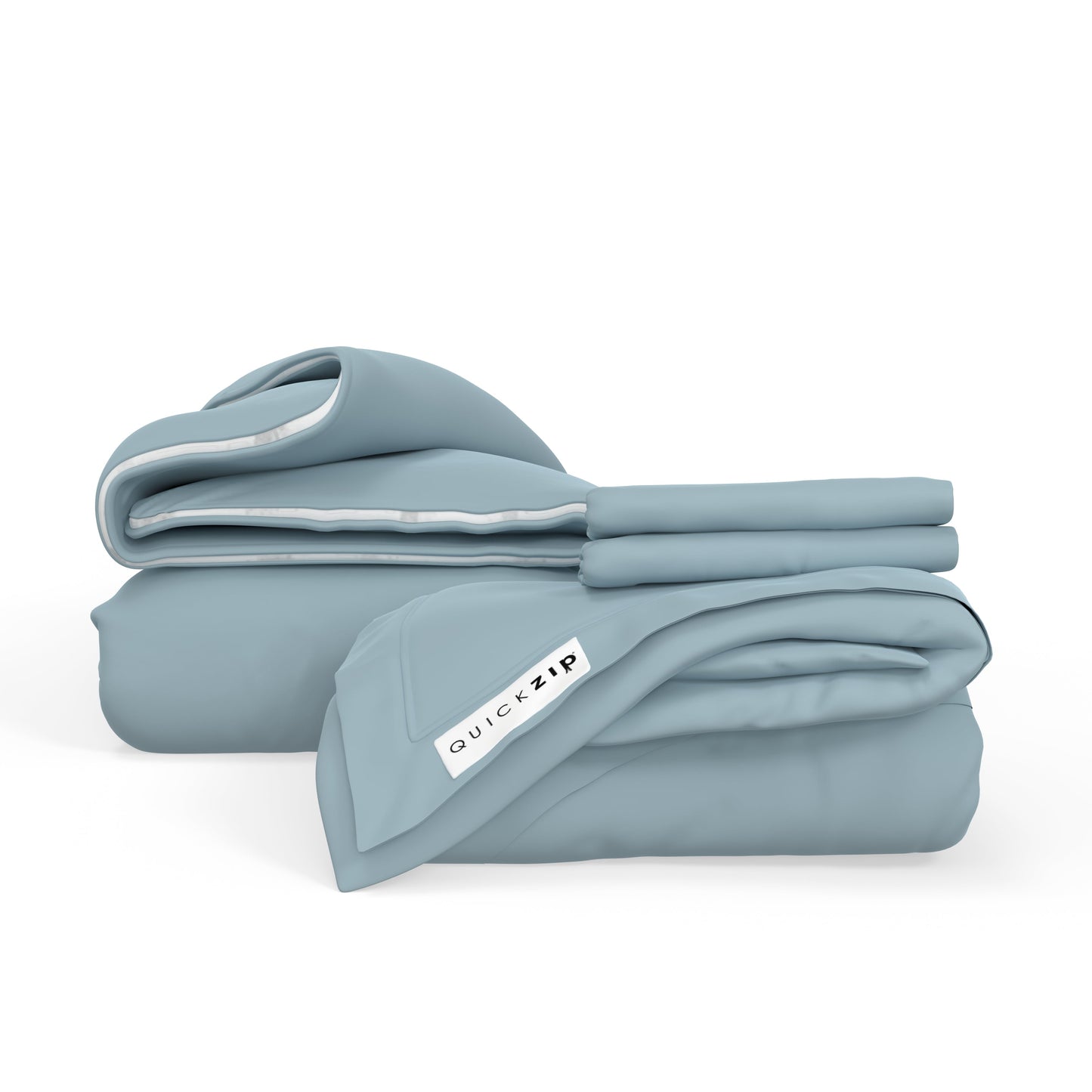 QuickZip Duvet Bundle (1x Zip Sheet) - Sateen