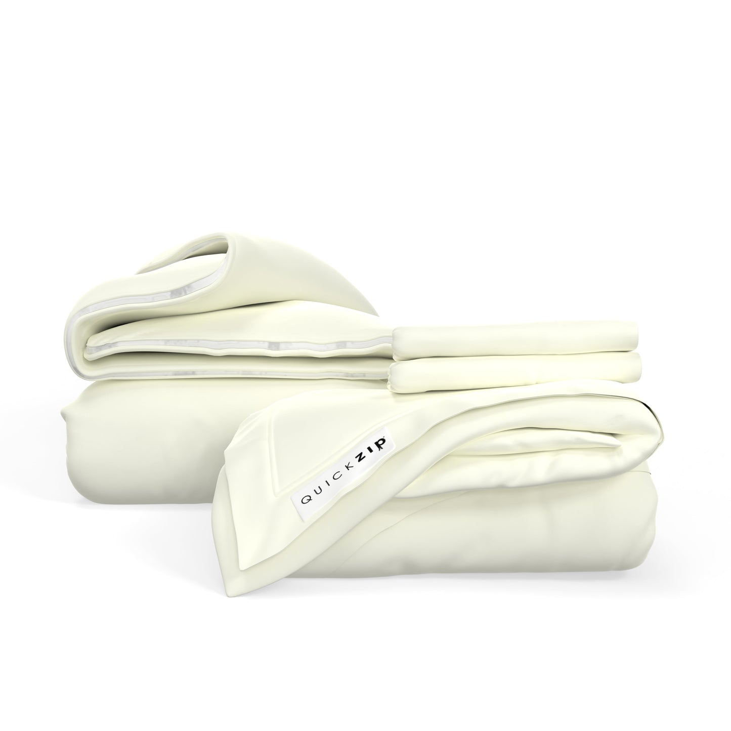 QuickZip Duvet Bundle (1x Zip Sheet) - Percale