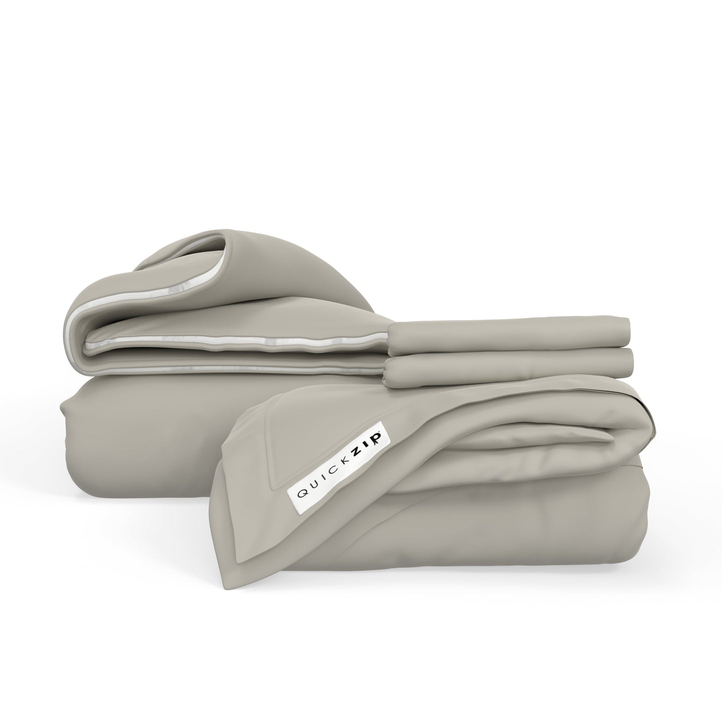 QuickZip Duvet Bundle (1x Zip Sheet) - Sateen