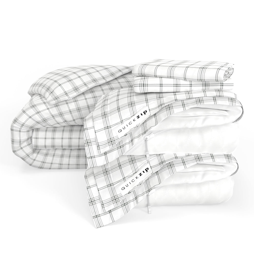 QuickZip Duvet Bundle - Twilluxe Flannel