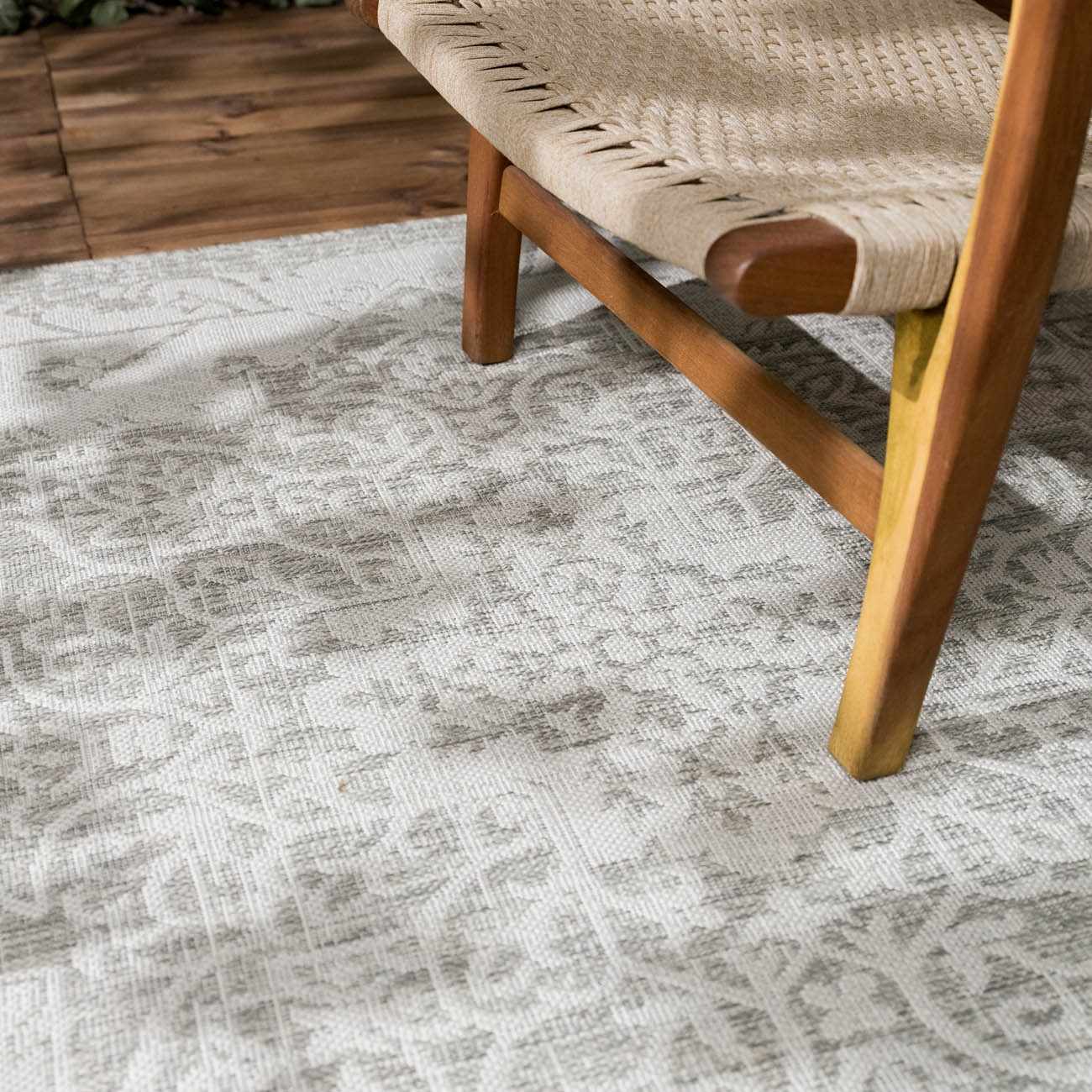 Beige Kilmacolm Outdoor Rug - Quahog Bay Bedding