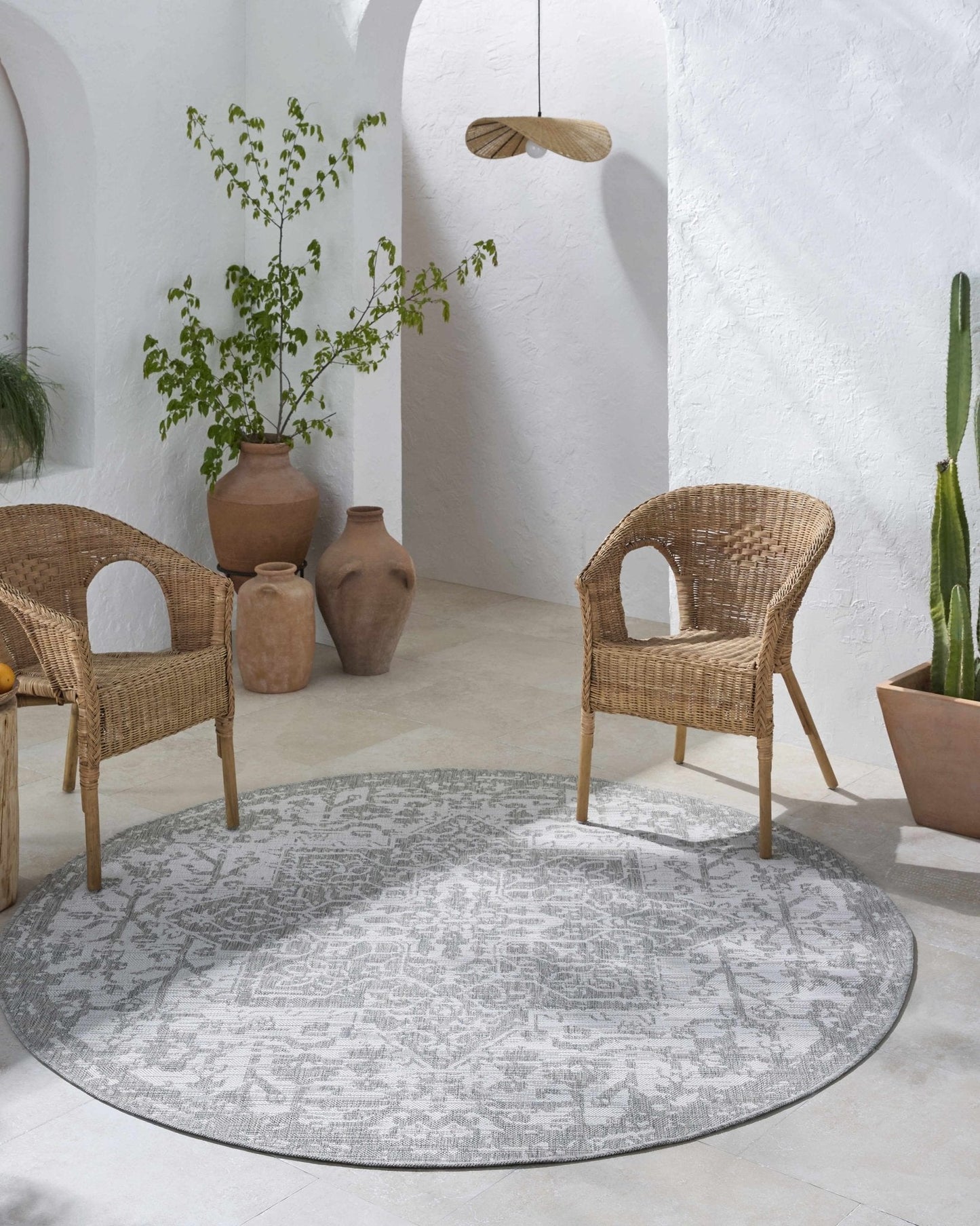 Beige Kilmacolm Outdoor Rug - Quahog Bay Bedding