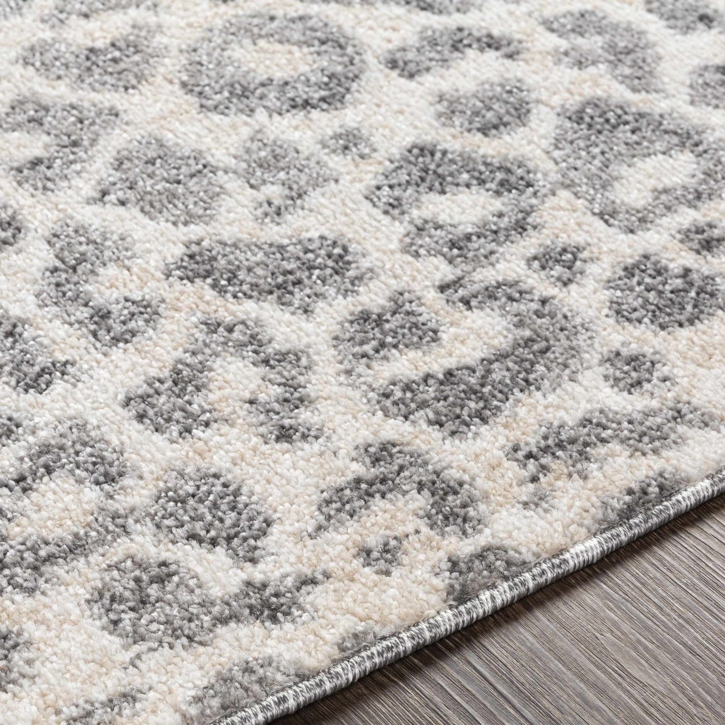 Beige Liversedge Leopard Print Area Rug - Quahog Bay Bedding