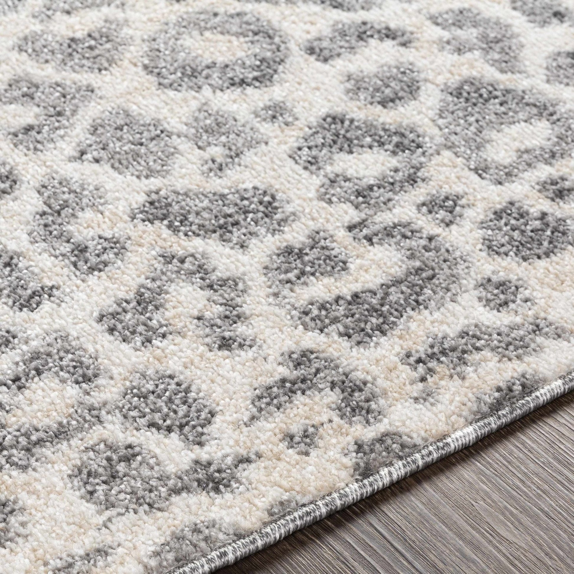 Beige Liversedge Leopard Print Area Rug - Quahog Bay Bedding