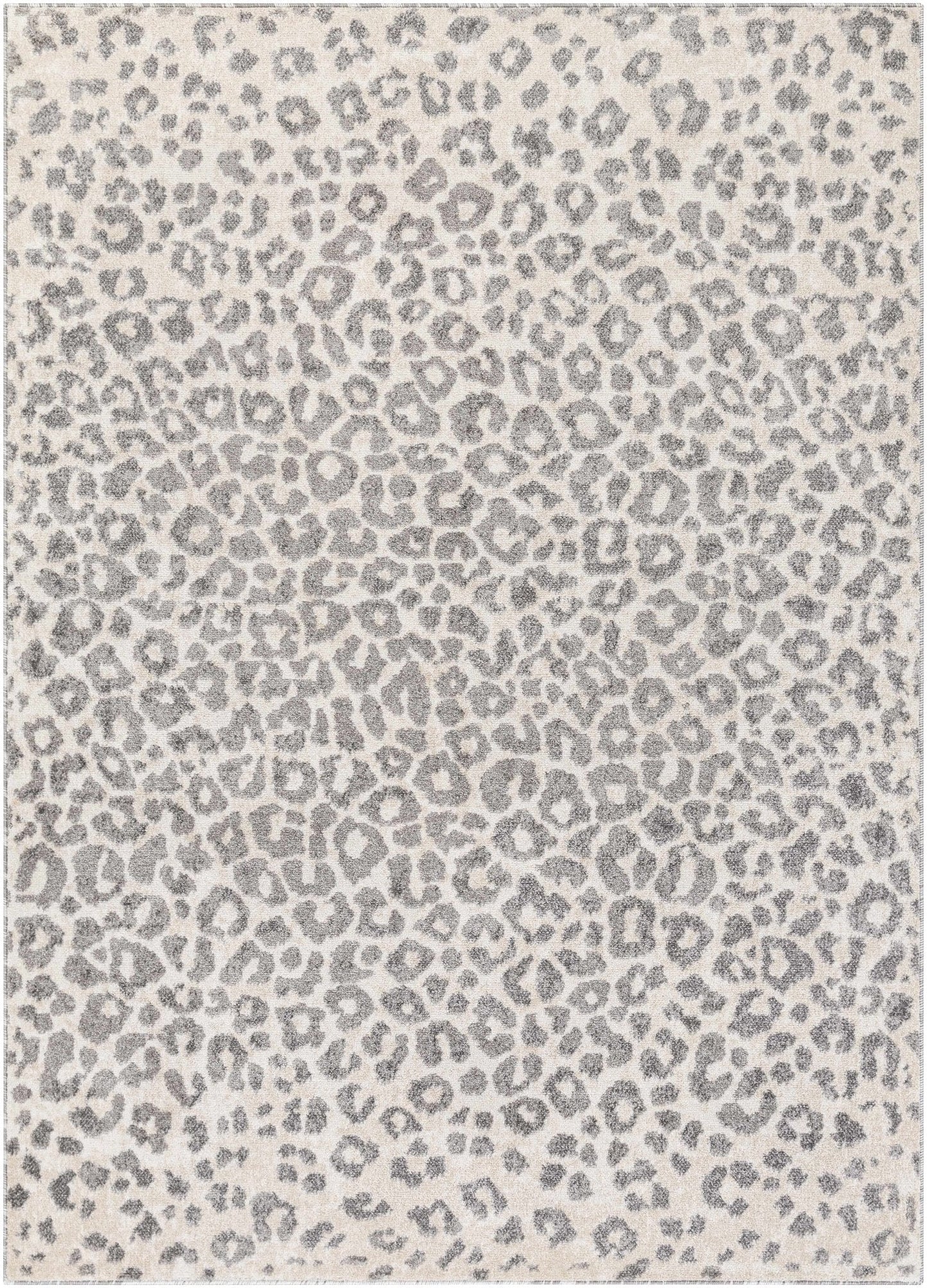 Beige Liversedge Leopard Print Area Rug - Quahog Bay Bedding