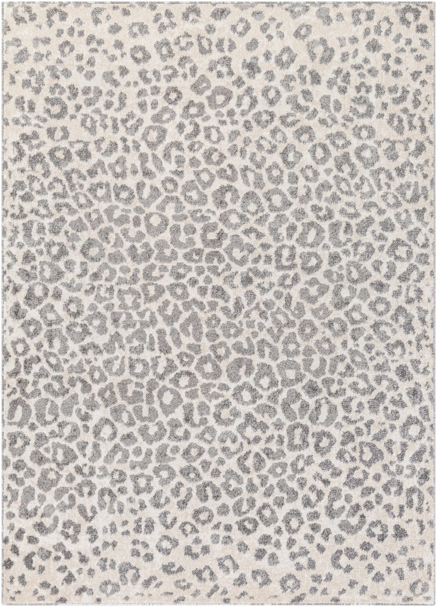 Beige Liversedge Leopard Print Area Rug - Quahog Bay Bedding