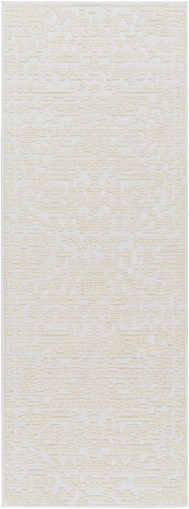 Beren Cream Washable Area Rug - Clearance - Quahog Bay Bedding
