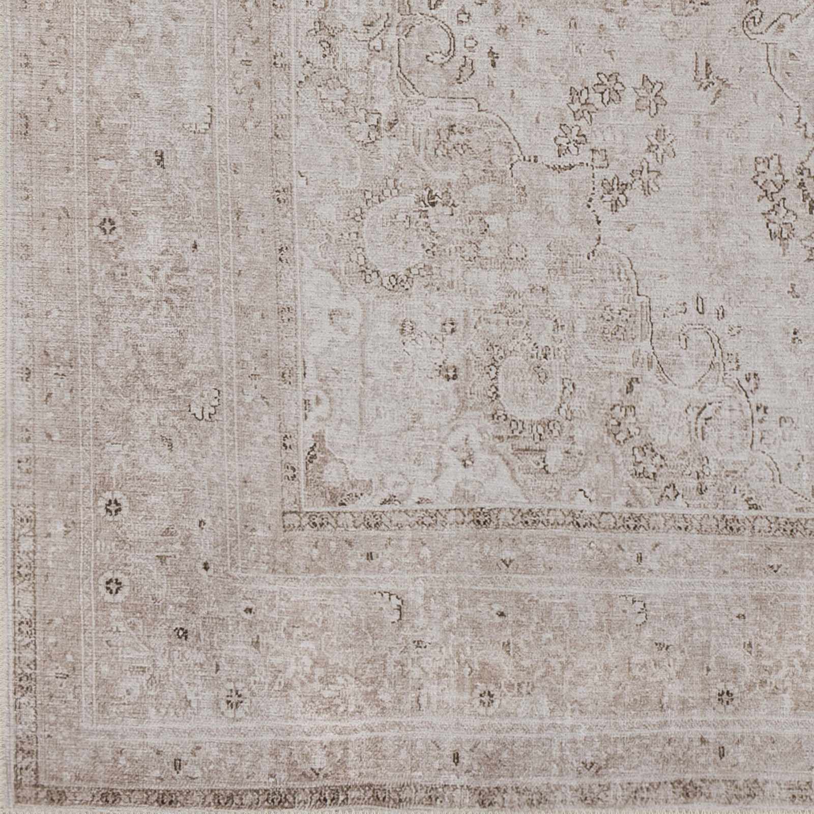 Bethany Vintage Flat Pile Washable Rug - Quahog Bay Bedding