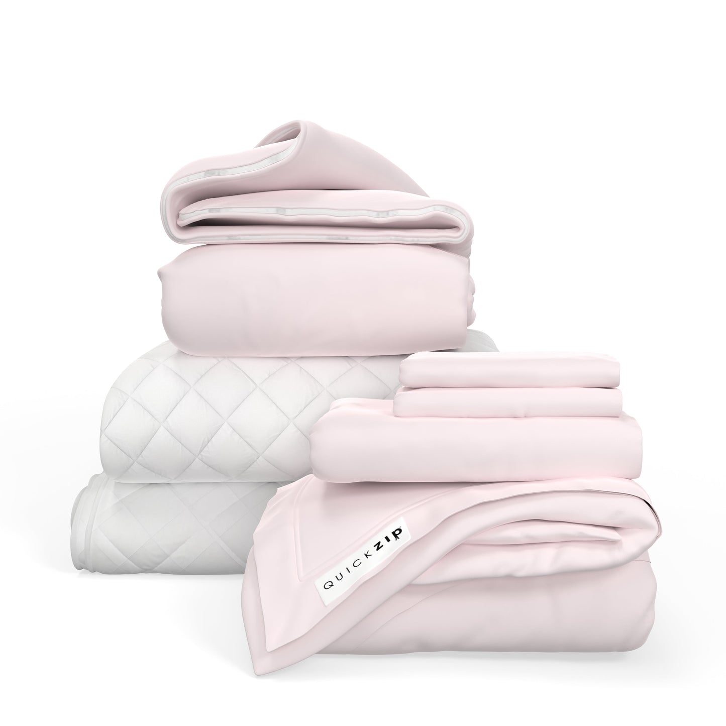 QuickZip Fresh Bed Bundle (1x Zip Sheets) - Sateen