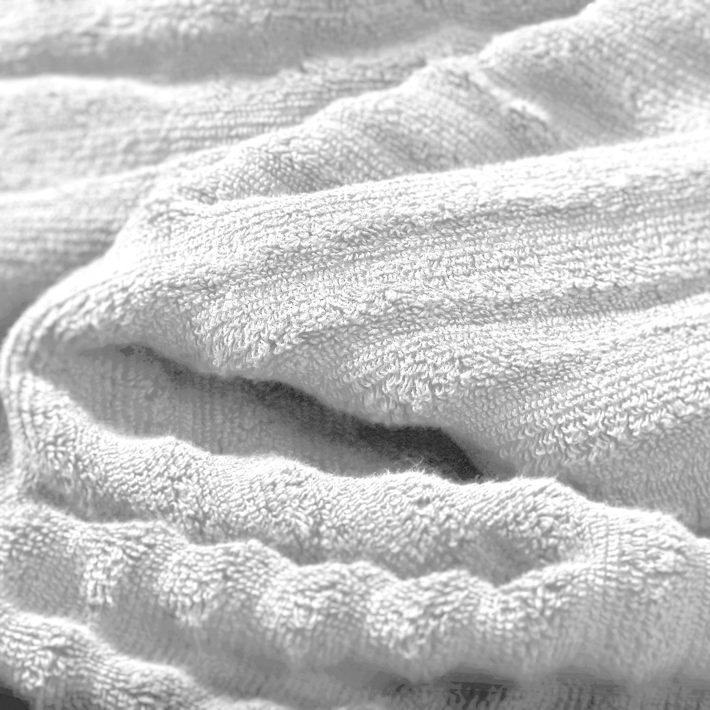 Bibb Home 6 Piece Ribbed Egyptian Cotton Towel Set - Quahog Bay Bedding