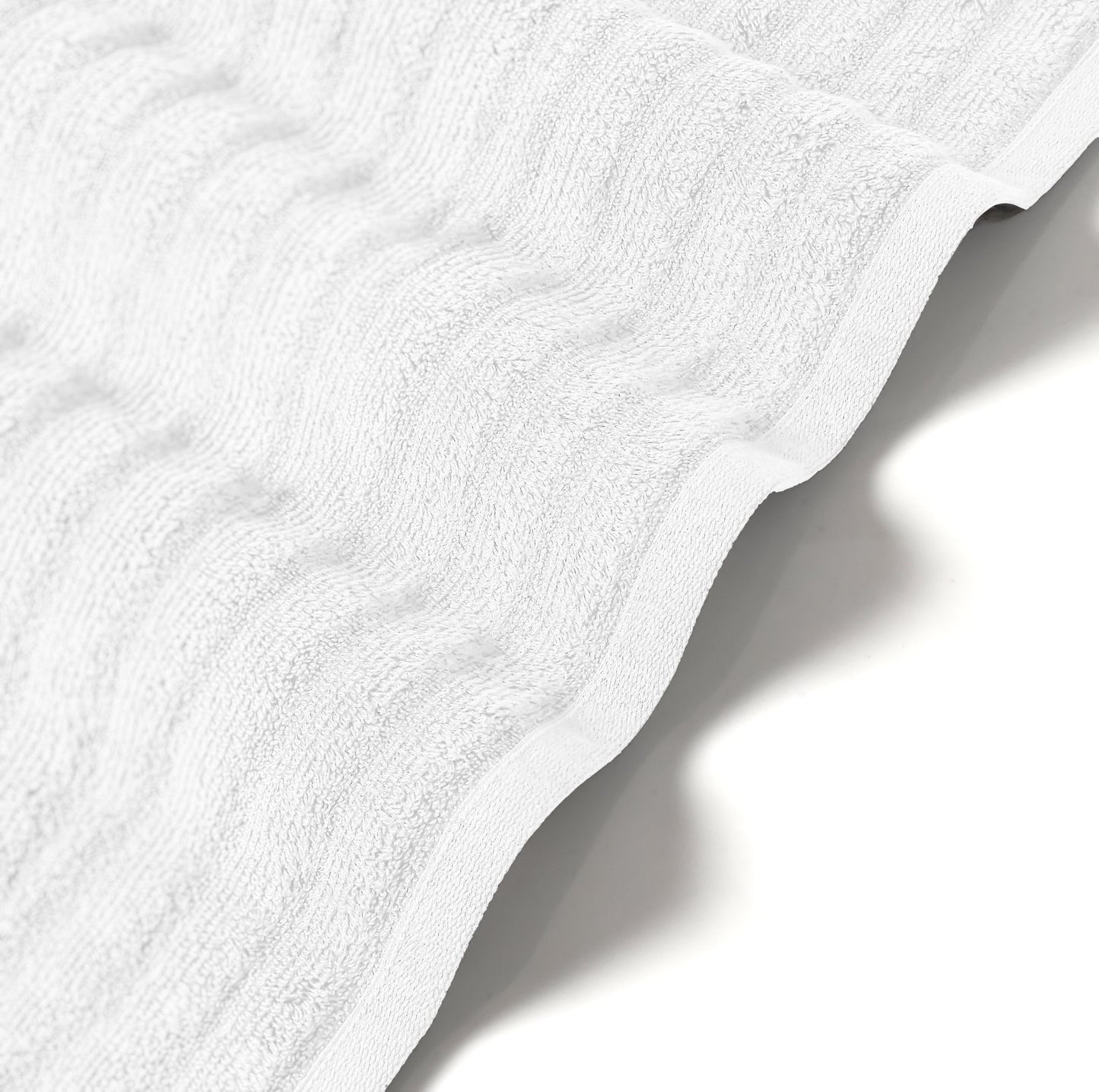 Bibb Home 6 Piece Ribbed Egyptian Cotton Towel Set - Quahog Bay Bedding