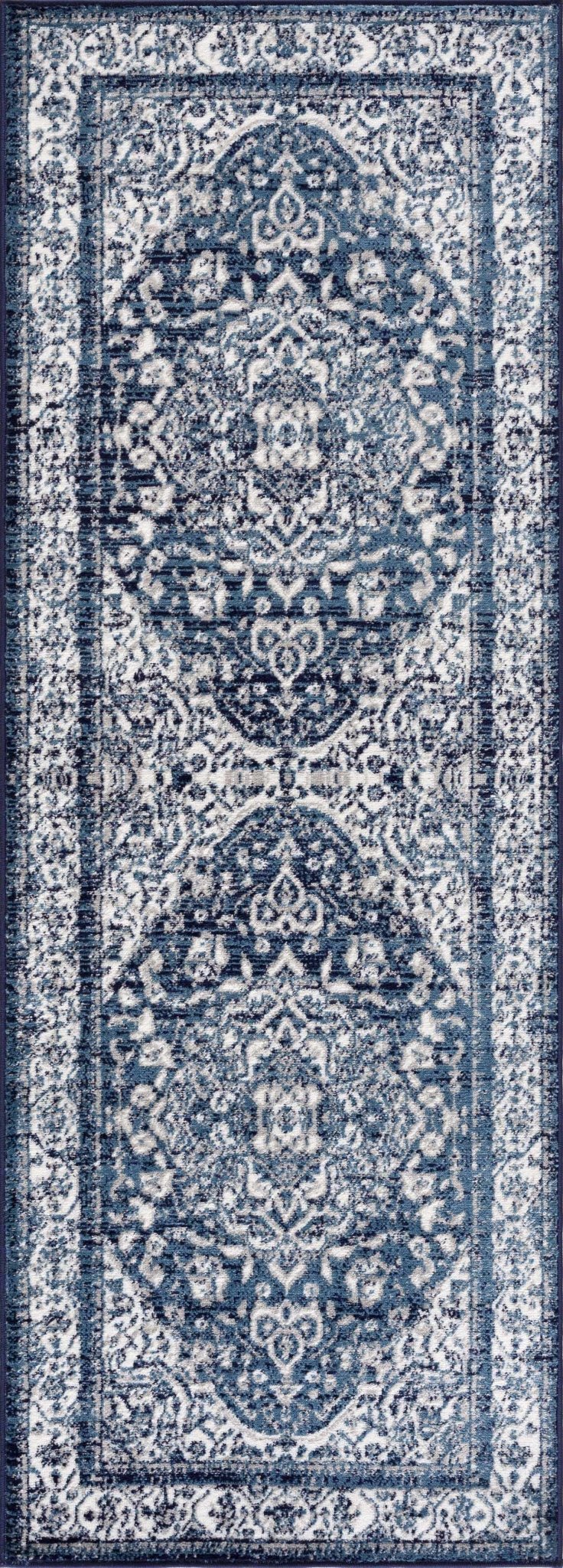 Billy Blue Medallion Rug - Promo - Quahog Bay Bedding