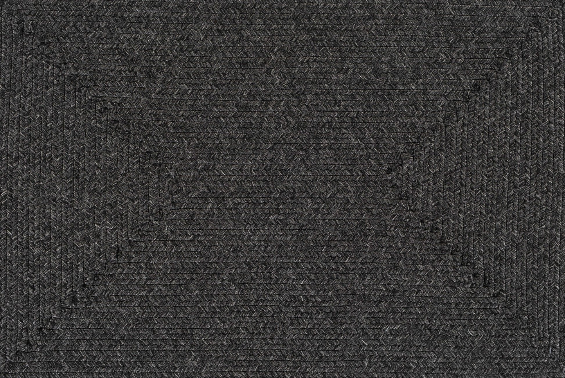 Black Braided Faux Jute Rug - Quahog Bay Bedding