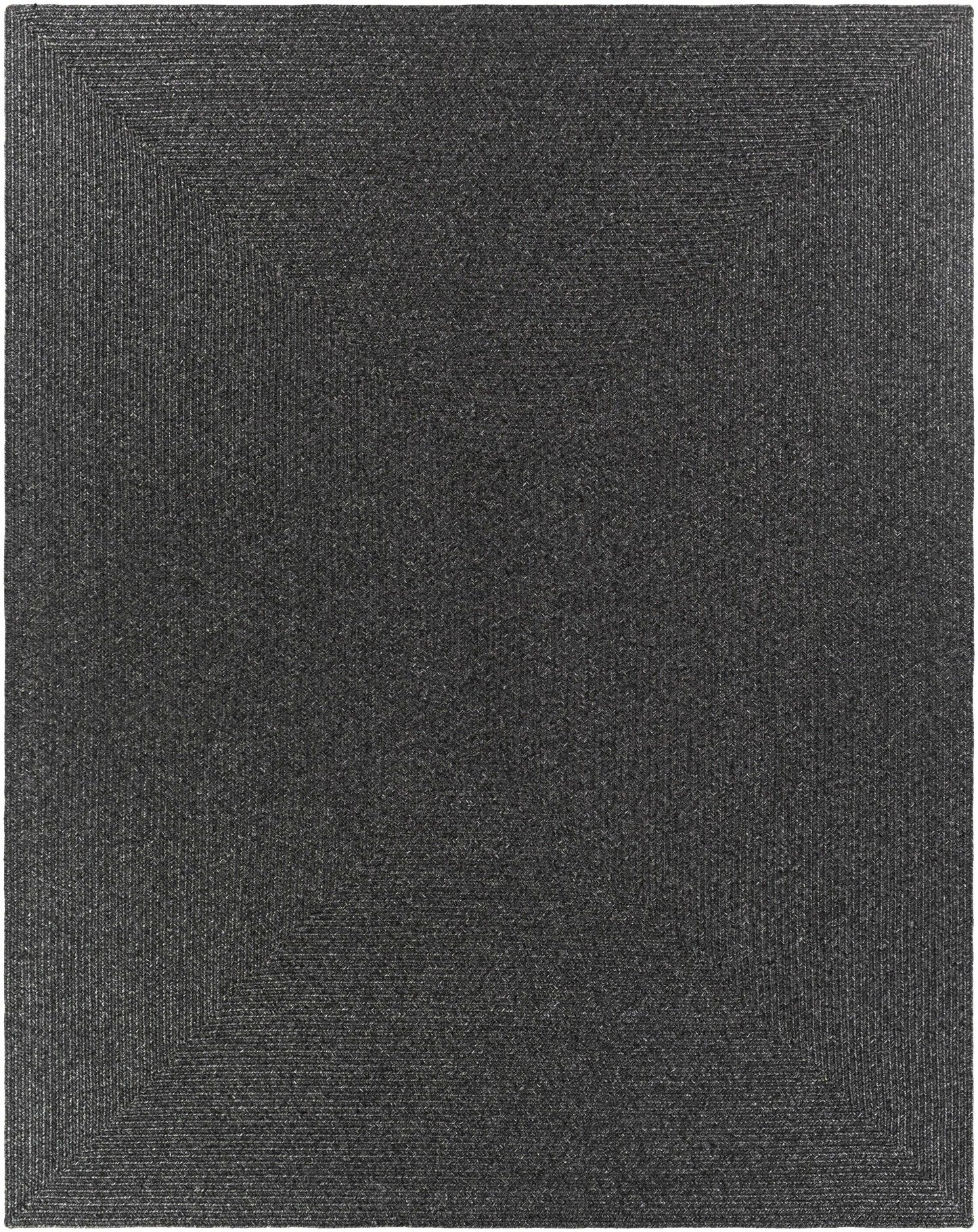 Black Braided Faux Jute Rug - Quahog Bay Bedding