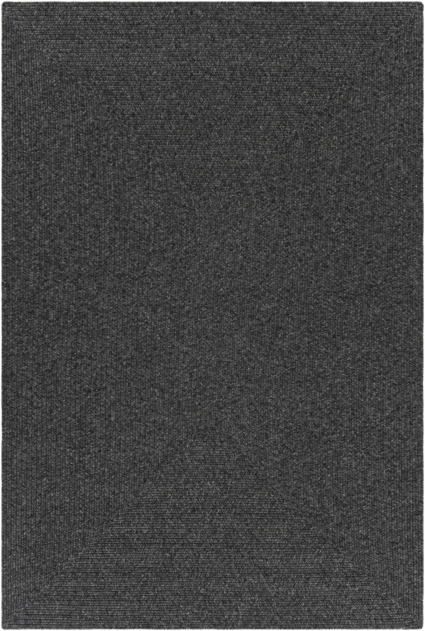 Black Braided Faux Jute Rug - Quahog Bay Bedding