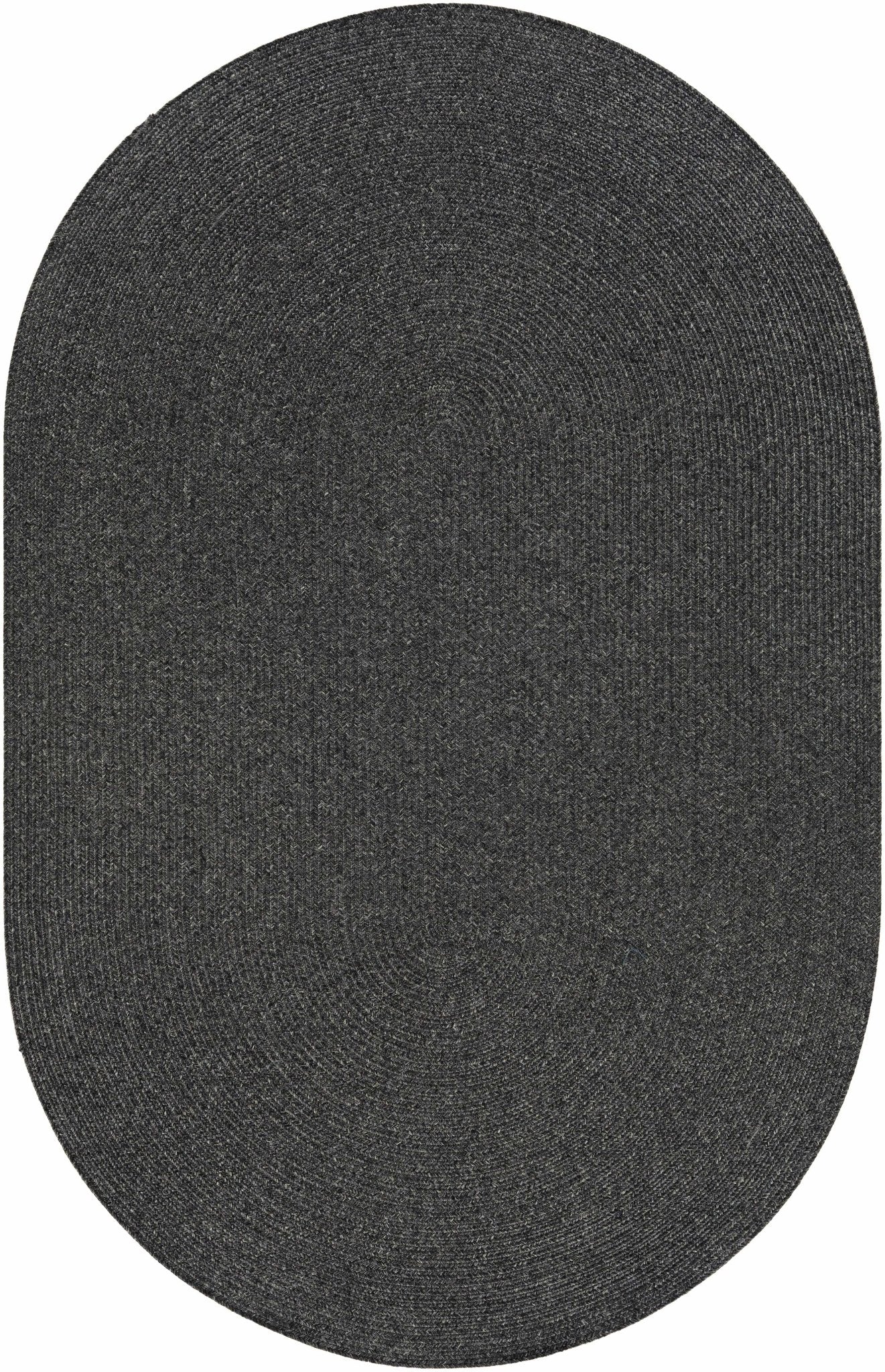 Black Braided Faux Jute Rug - Quahog Bay Bedding