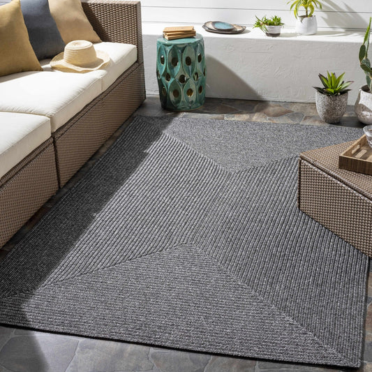 Black Braided Faux Jute Rug - Quahog Bay Bedding