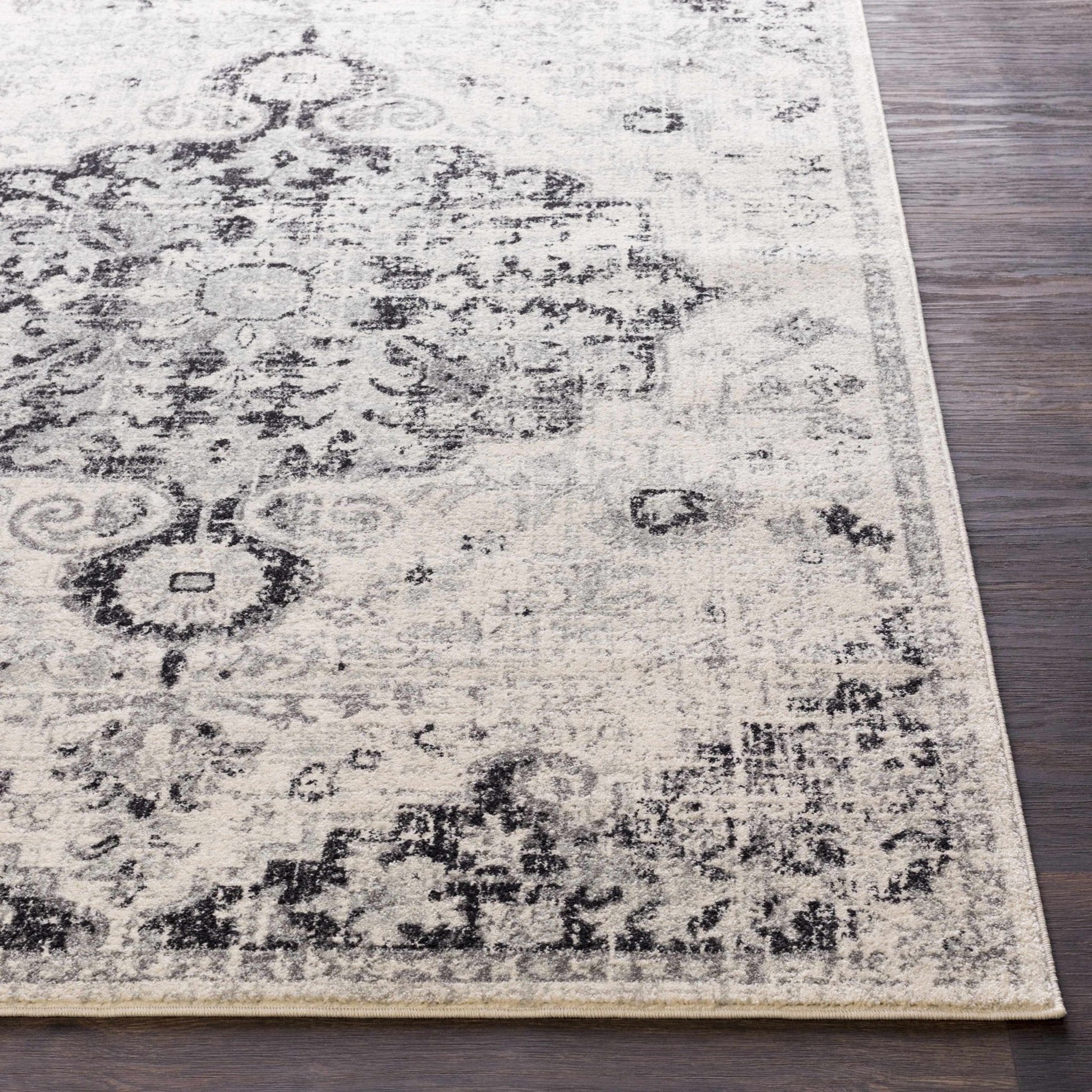 Bodrum Gray Area Rug - Quahog Bay Bedding