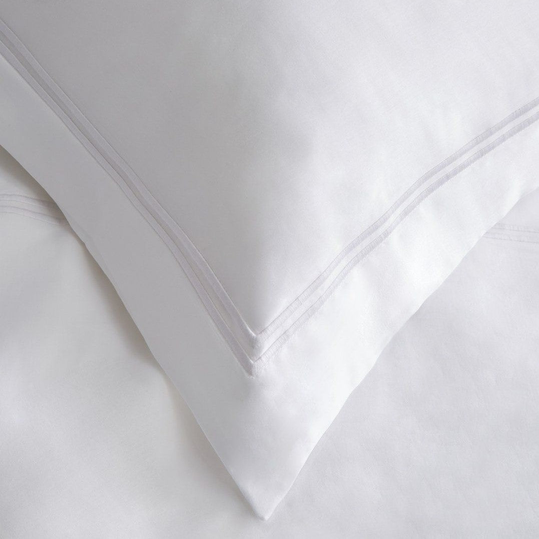 600TC Border Stripe Embroidered Duvet Set