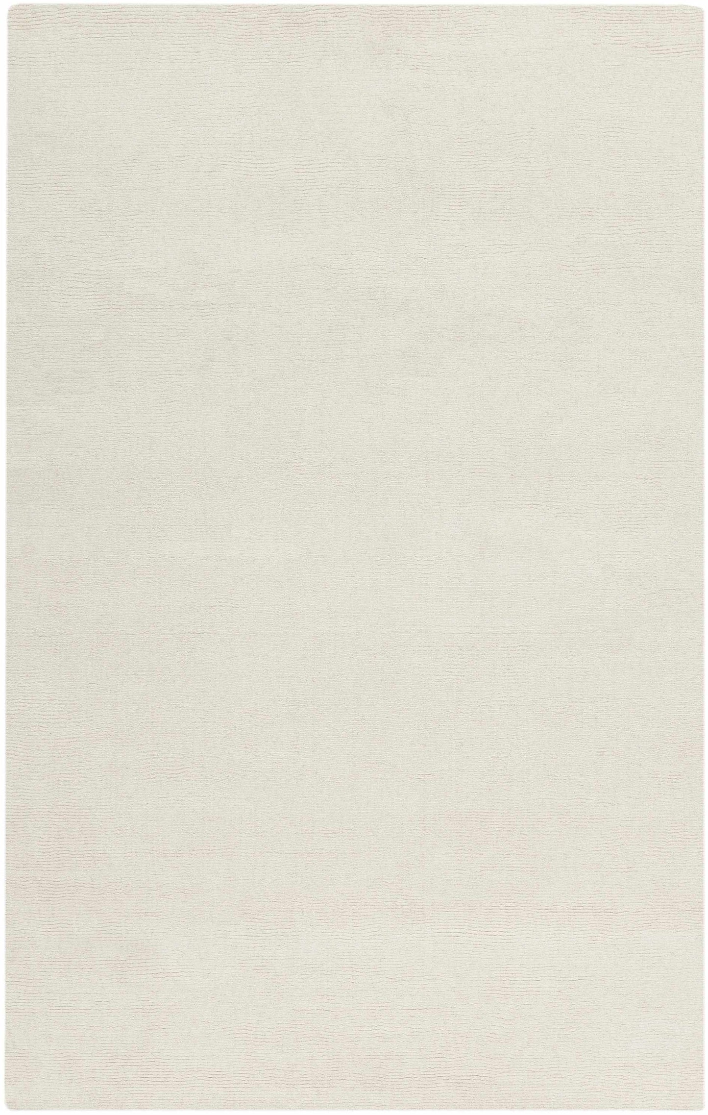 Brockton Solid Light Beige Wool Rug