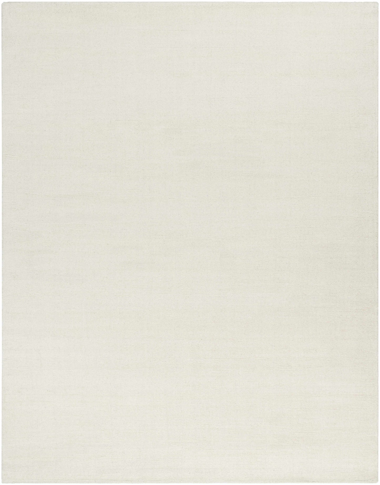 Brockton Solid Light Beige Wool Rug