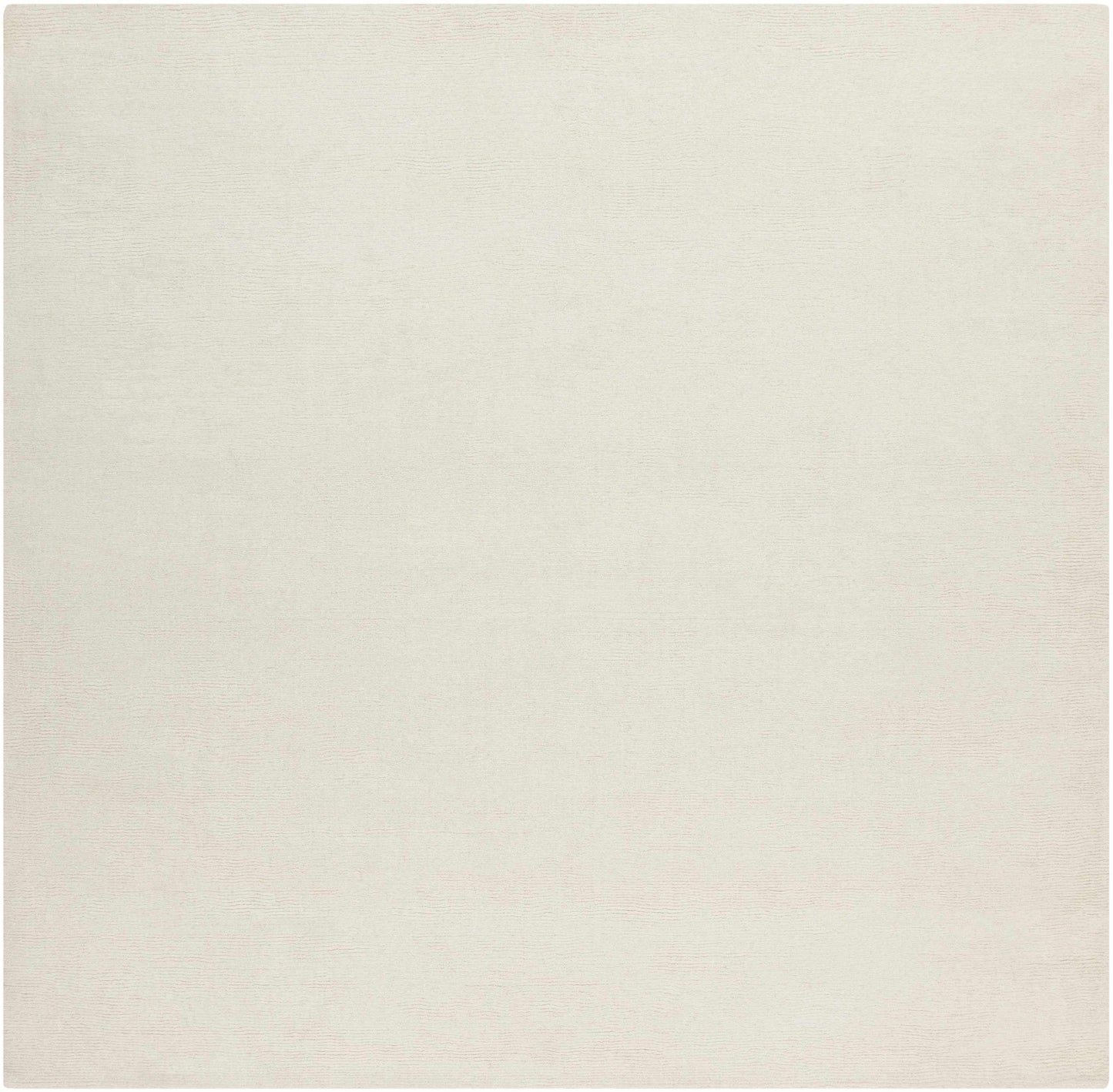 Brockton Solid Light Beige Wool Rug