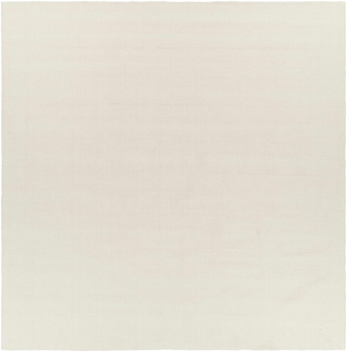 Brockton Solid Light Beige Wool Rug