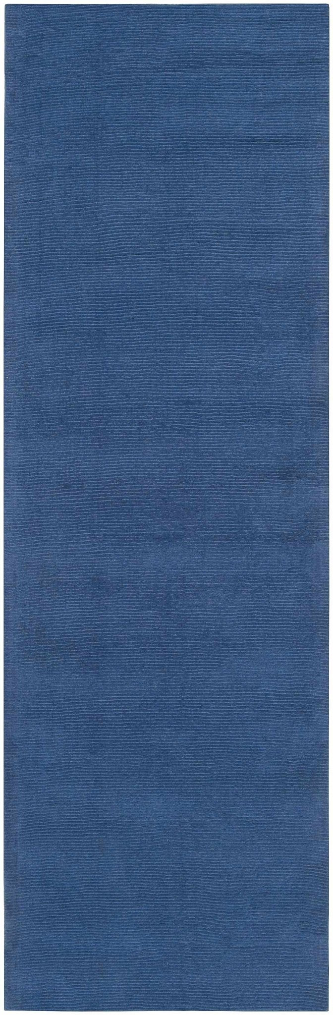 Brockton Solid Blue Wool Rug - Quahog Bay Bedding