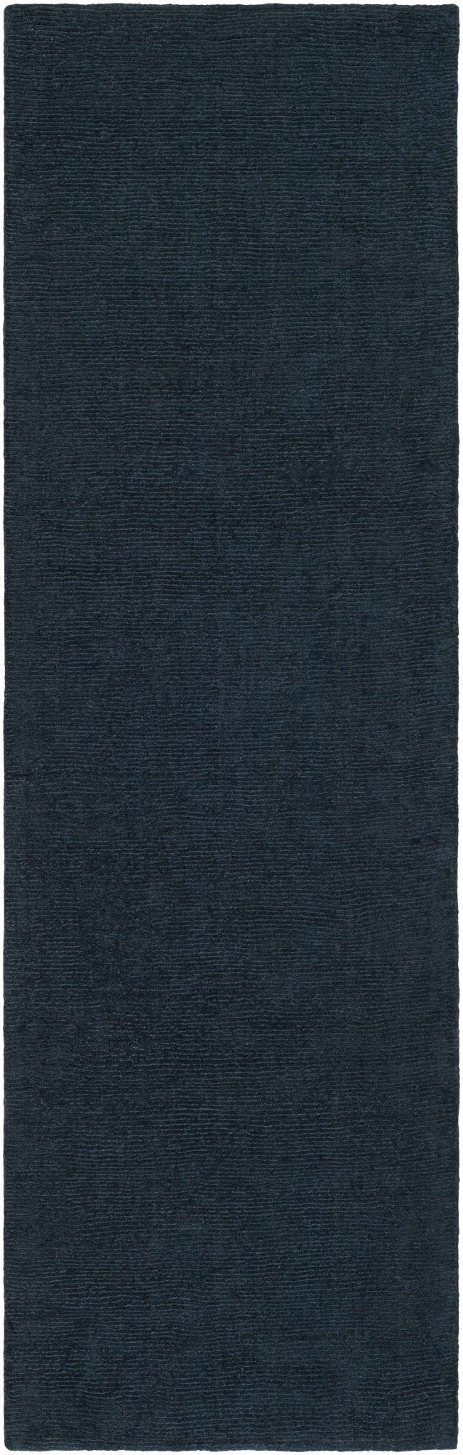Brockton Solid Dark Blue Wool Rug - Quahog Bay Bedding